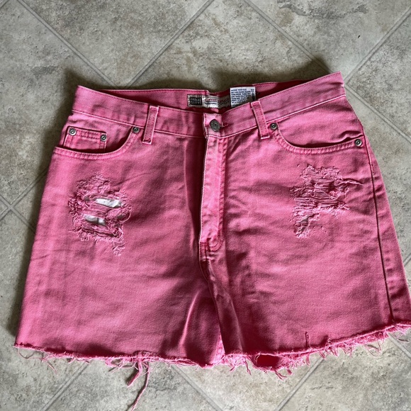Faded Glory Pink Denim Shorts - Picture 1 of 4
